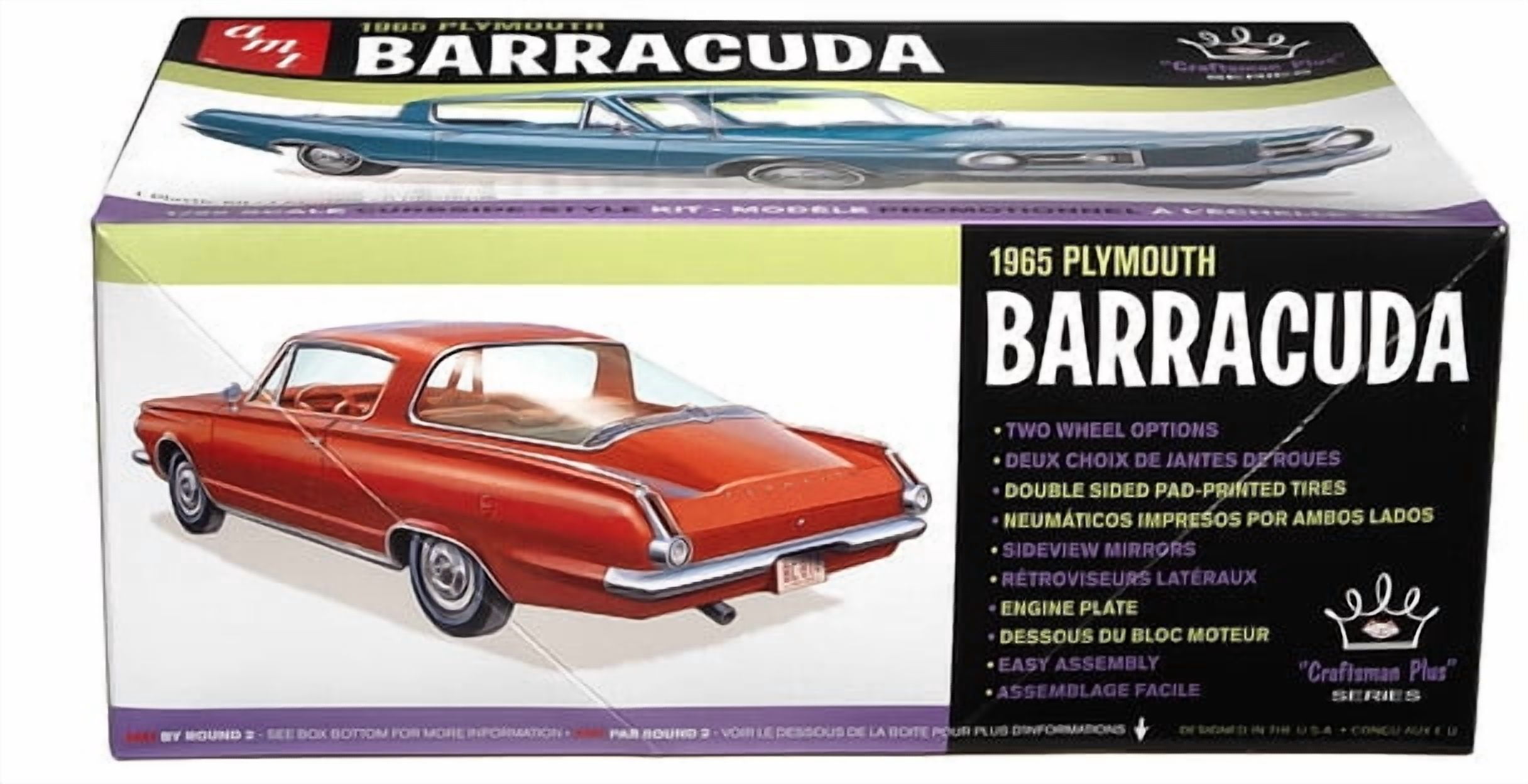 AMT 1965 Plymouth Barracuda Craftsman Plus 1/25 Scale Model Kit