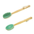 thumbnail image 2 of Washranp Silicone Back Scrubber,Long Handle Dual-Sided Shower Brush Wet or Dry Exfoliating Skin and Soft Bristles, 2 of 7