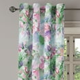 thumbnail image 3 of Ambesonne Floral Grommet Curtain, Bouquet Art of Spring Floral, 50"x84", Green Pink and Lavender, 3 of 5