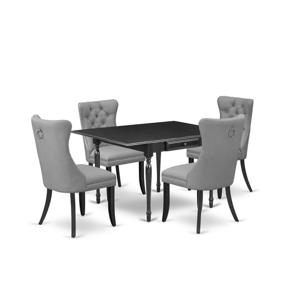 East West Furniture 5 Piece Dinette Set