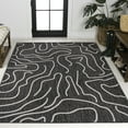 thumbnail image 4 of JONATHAN Y TUSCAN SUN 5 x 8 Area Rug, Nolan Coastal Organic Shapes - Black/Cream, TSN307B-5, 4 of 7