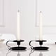 thumbnail image 4 of Wosthever Paquete de 2 candelabros Base de de hierro Estilo europeo Decoraciones para el hogar Velas Bandeja Diseño decorativo para el hogar Kits para hacer velas, 4 of 6