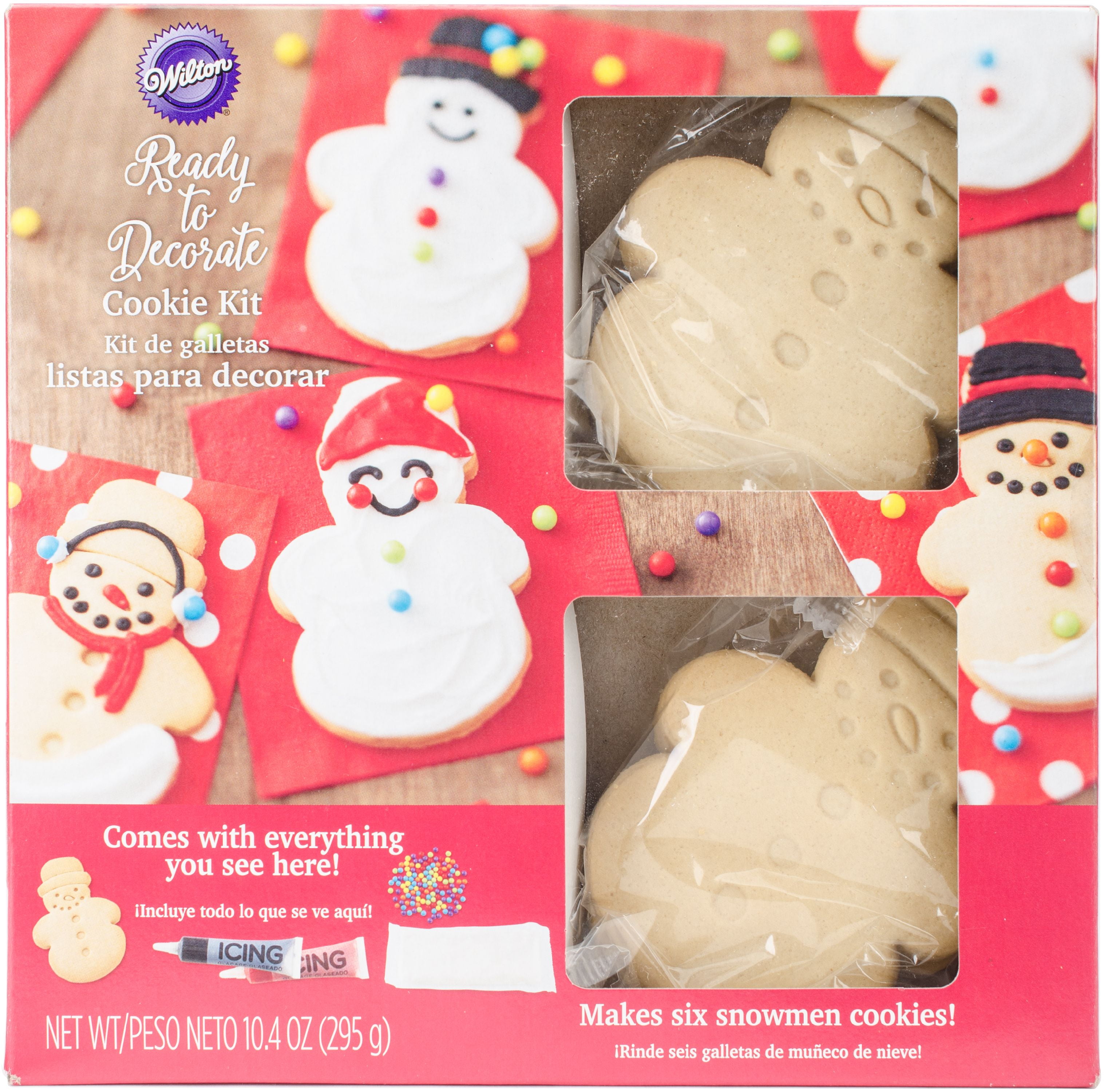 Prebaked Cookie Decorating Kit Snowman Walmart Com Walmart Com