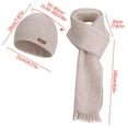 thumbnail image 3 of PureCasa Winter Beanie Hat Scarf Set for Women, Winter Beanie for Cold Weather, Soft Thermal Hand Warmer, Easy To Wear, Cold Clothing, 3 of 6