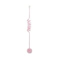 thumbnail image 2 of Hanging Cat toys,3PC Hanging Fluffy Cat Catnip Ball Toys 3 Pcs with Bell, Interactive Cat Teaser Retractable Toys Indoor Kitten Play Chase Exercise Physical Stimulation,3 colors, 2 of 9
