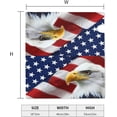 thumbnail image 6 of Patriotic American Flag Mailbox Covers Magnetic 21x18 Inch with USA Flag Eagle Decor Eagles Mailbox Cover American Flag Mailbox Wrap Post Letter Box Cover for Garden Yard Home Decoration, 6 of 6