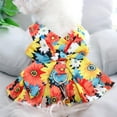thumbnail image 7 of Dalrosia Floral Dog Dress Bowknot Harness Leash Set for Small Dogs Cats Girl Cute Princess Dog Dresses Spring Summer Puppy Clothes Breathable Chihuahua Yorkies Pet Outfits, 7 of 7