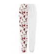 thumbnail image 3 of jjayotai Womens Halloween Blood Splatter Sweatpants, Harem Pajama Pants Teen Girl Clothes I'm Fine Bloody Tie Dye Trousers For Women, 3 of 4