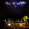 thumbnail image 3 of SDJMa Solar Outdoor Garden Lights, 90LED Solar Firework Lights 8 Modes Waterproof with Remote Control, Multicolor Starburst Fairy Lights for Pathway Backyard Patio Christmas Lawn Wedding Decor, 3 of 9
