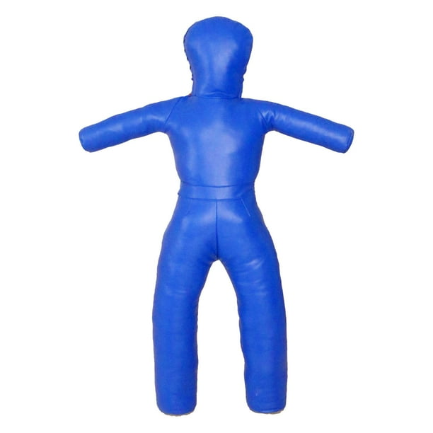 Muñeco de lucha infantil sin relleno de 130 cm de altura, equipo de entrenamiento de boxeo azul