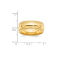 thumbnail image 3 of 14K Yellow Gold Ring Band Wedding Milgrain Comfort, 3 of 3