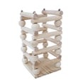 thumbnail image 4 of Chinchilla Rabbits Hay Feeder Guinea Hay Holder Food Dispenser Wood, 4 of 6