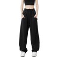 thumbnail image 1 of Pantalones de pierna ancha para mujer versátiles pantalones largos sueltos de color puro para mujer para uso diario al aire libre ANGGREK Otros, 1 of 8
