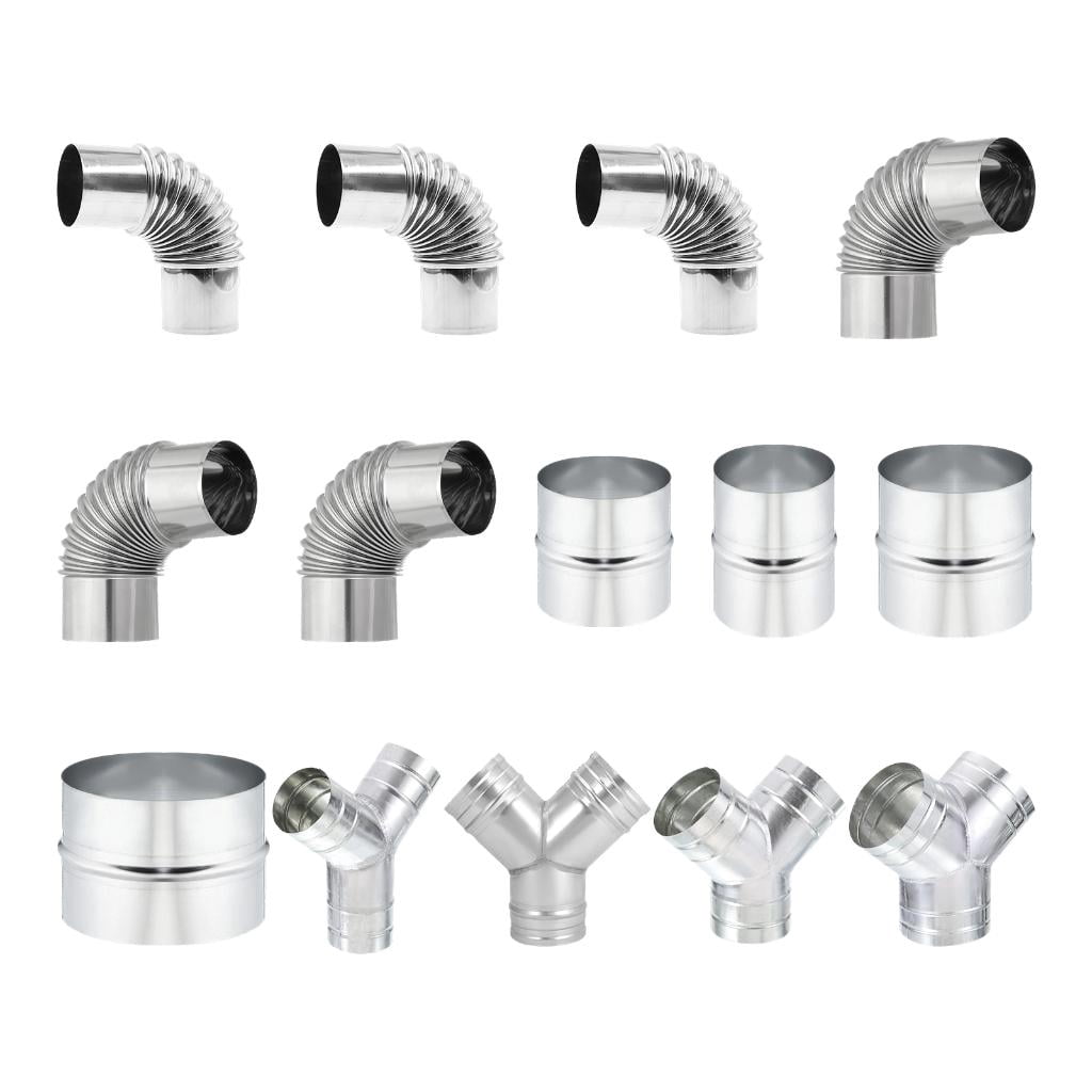 Ywmsfl Flexible Steel Air Duct Connector for Dryer Ventilation Kitchen Exhaust & Industrial Airflows Systems
