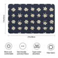thumbnail image 3 of Pioneer Flower Floral Print Pattern Bathroom Rugs Mat, Non Slip Microfiber Bathroom Rug with Rubber Backing, Soft Mats for Bathroom Floor Tub Shower, 17"x27", 3 of 5