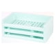 thumbnail image 5 of Caja de almacenamiento multicapa para oficina, cosméticos, cuidado de la piel, papelería, organizador de escritorio (verde), 5 of 6