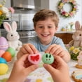 thumbnail image 3 of 18pcs Easter Egg Fillers Easter Toys Prefilled Easter Eggs With Squishy Toys Inside Bright Colorful Easter Eggs With Fidget Toys for Easter Basket Stuffers Eggs Fillers Party Favors Gifts, Colourful, 3 of 6