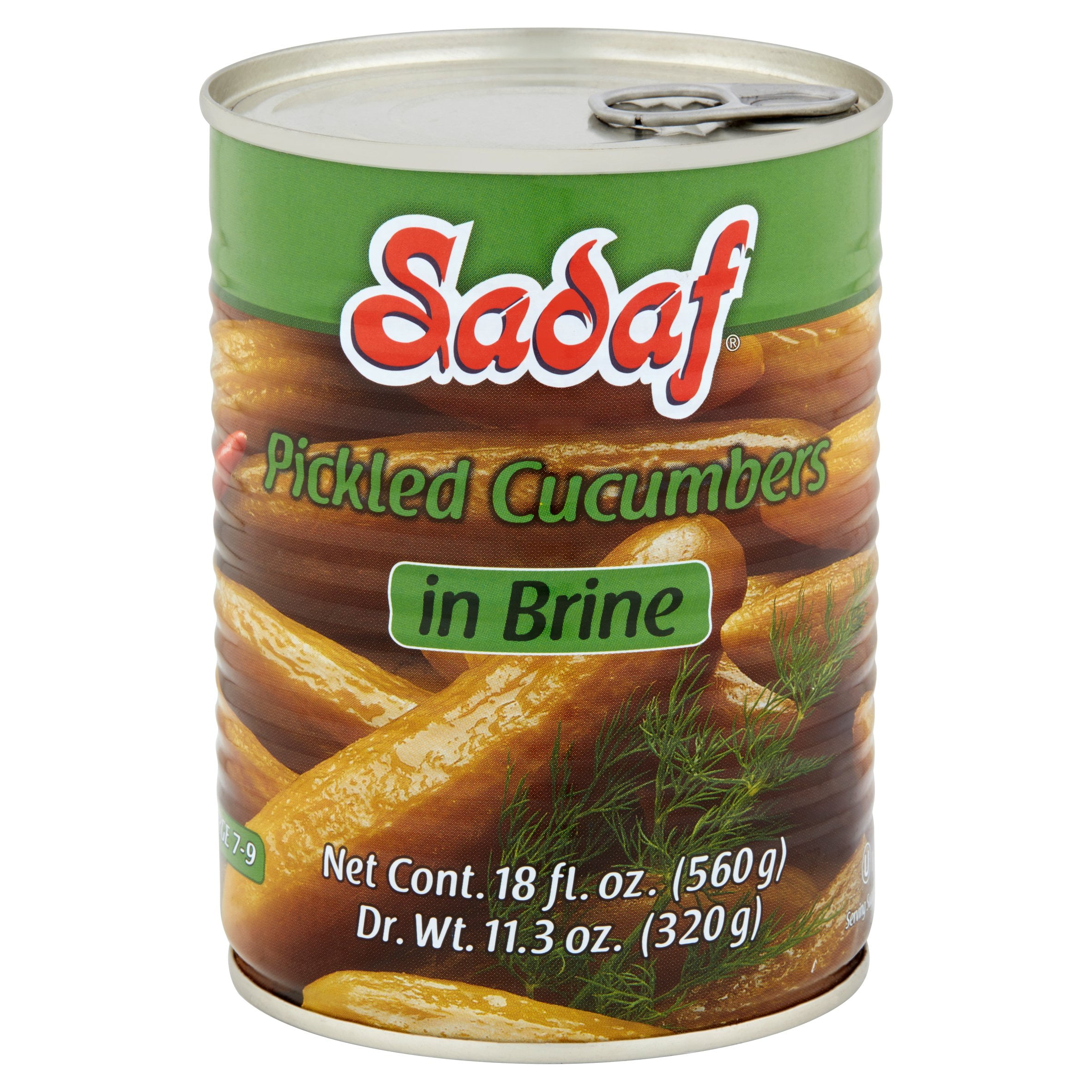 Sadaf Pickled Cucumbers In Brine 18 Fl Oz Walmart Com