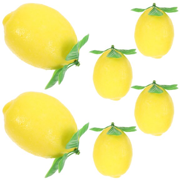unbranded 6Ud Artificiales De Amarillo Con Hojas Para De Y Fotografía