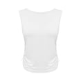 thumbnail image 5 of Womens Workout Tank Tops Racerback Sleeveless Running Workout Yoga Tops Summer Beach Athletic Shirts White S, 5 of 7
