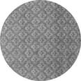 thumbnail image 1 of Ahgly Company Indoor Round Abstract Gray Modern Area Rugs, 4' Round, 1 of 4
