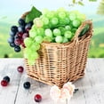 thumbnail image 4 of Uvas artificiales colgantes, frutas artificiales de plástico para bricolaje, decoración del hogar, jardín, suministros para fiestas de bodas y Navidad, 4 of 5