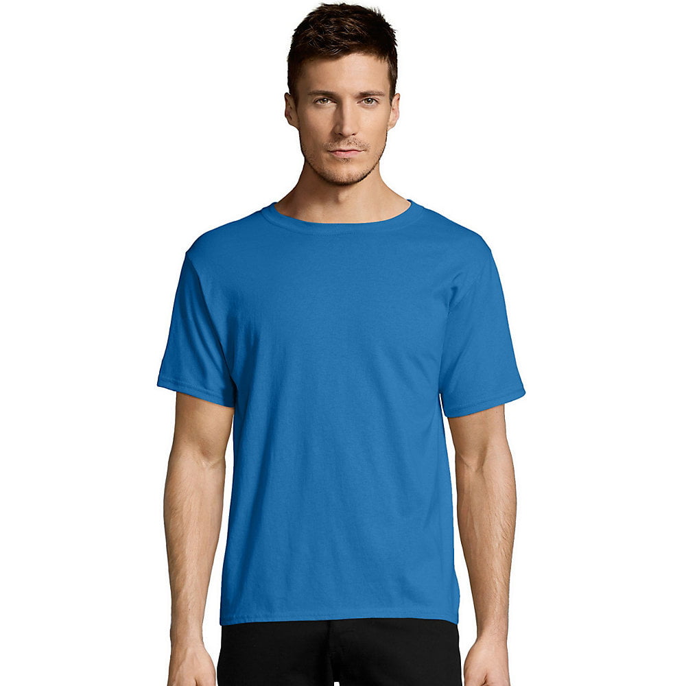 Hanes ComfortBlend® EcoSmart® Crewneck Men's T-Shirt - 5170 - Walmart.com