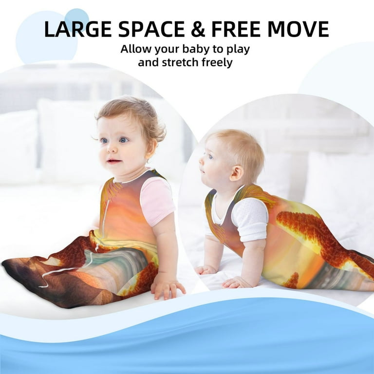 Bingfone Cotton Baby Sleep Sack Baby Wearable Blanket 2 Way Zipper Toddler Sleeping Sack For Baby Boys Girls Starfish Sunset Sea Beach Walmart