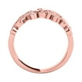 thumbnail image 4 of Aone 0.15 Carat Natural Diamond Wedding & Engagement Rose Gold Ring for Women, 4 of 5
