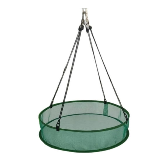 oshhni Bird Seed Catcher Tray Practical Seed Hoop for Bird Feeder Gardener Outdoors Green