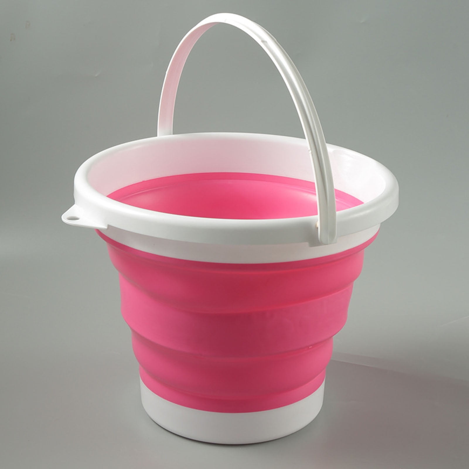 Foldable Pail Bucket Portable Collapsible Bucket Camping Beach Fishing