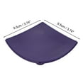 thumbnail image 4 of Unique Bargains 1 Pc Waterproof Soap Holder Curved Purple Soap Holder for Bathroom 3.74"x3.74"x0.71", 4 of 6
