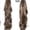 BROWN, variant on Claw Clip Ponytail Extensions with Layered Long Curly Hair - Long Layered Claw Clip Ponytail Curly Clip Ponytail, 1 Claw Clip Ponytail Extension, Easter, Wedding Makeup Organizers