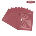 thumbnail image 2 of Maroon Acid Free 28x40 Picture Frame Mats with White Core Bevel Cut for 24x36 Pictures - Fits 28x40, 2 of 4