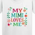 thumbnail image 4 of Inktastic My Mimi Loves Me Girls Youth T-Shirt, 4 of 5