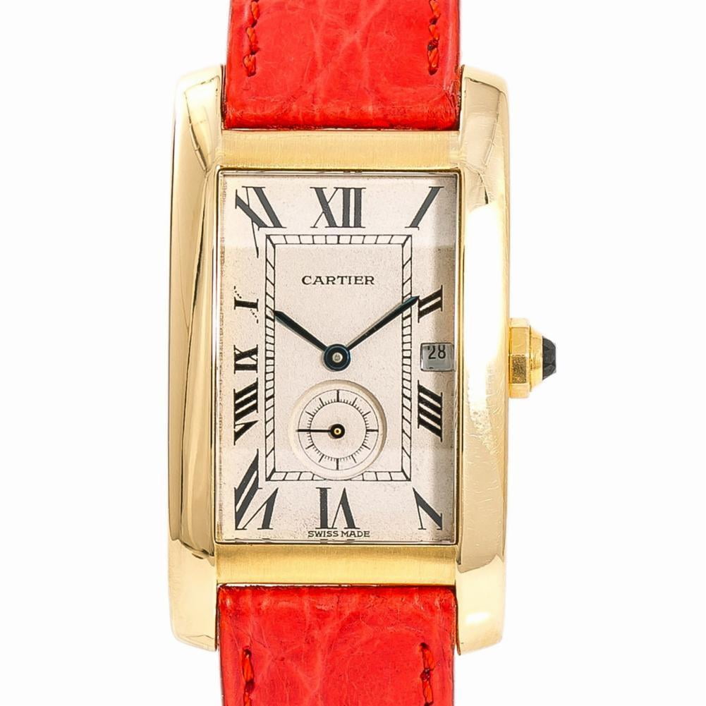 pre owned cartier tank americaine