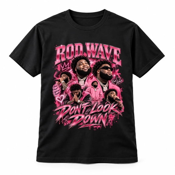 Rod Wave “Dont Look Down” Tour 2026 Concert T-Shirt, Hip Hop Music Shirt