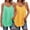 Gold, variant on Black Women Pleated Top Shirt Spaghetti Strap Camisole Fit Casual Sleeveless Summer Tank Tops Fashion Shirt, Xxl
