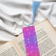 thumbnail image 6 of Kdxio Purple Glitter Print Metal Tassel Bookmarks,Perfect Gift for Art Lovers and Bookworms Metal Bookmarks for Women, 6 of 8