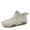 beige, variant on Men's and Women's Anti-Slip Waterproof Comfortable Work Shoes for Kitchen Garden Hospital Outdoor Waterproof Short Ankle Rain Boots Slip-On Water Shoes