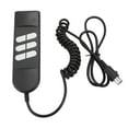 thumbnail image 2 of Lift Chair Hand Control Handset, 5 Pin Plug Power Lift Chair Remote Hand Control Multi Functional 6 Button ABS  for Electric Recliner, 2 of 7