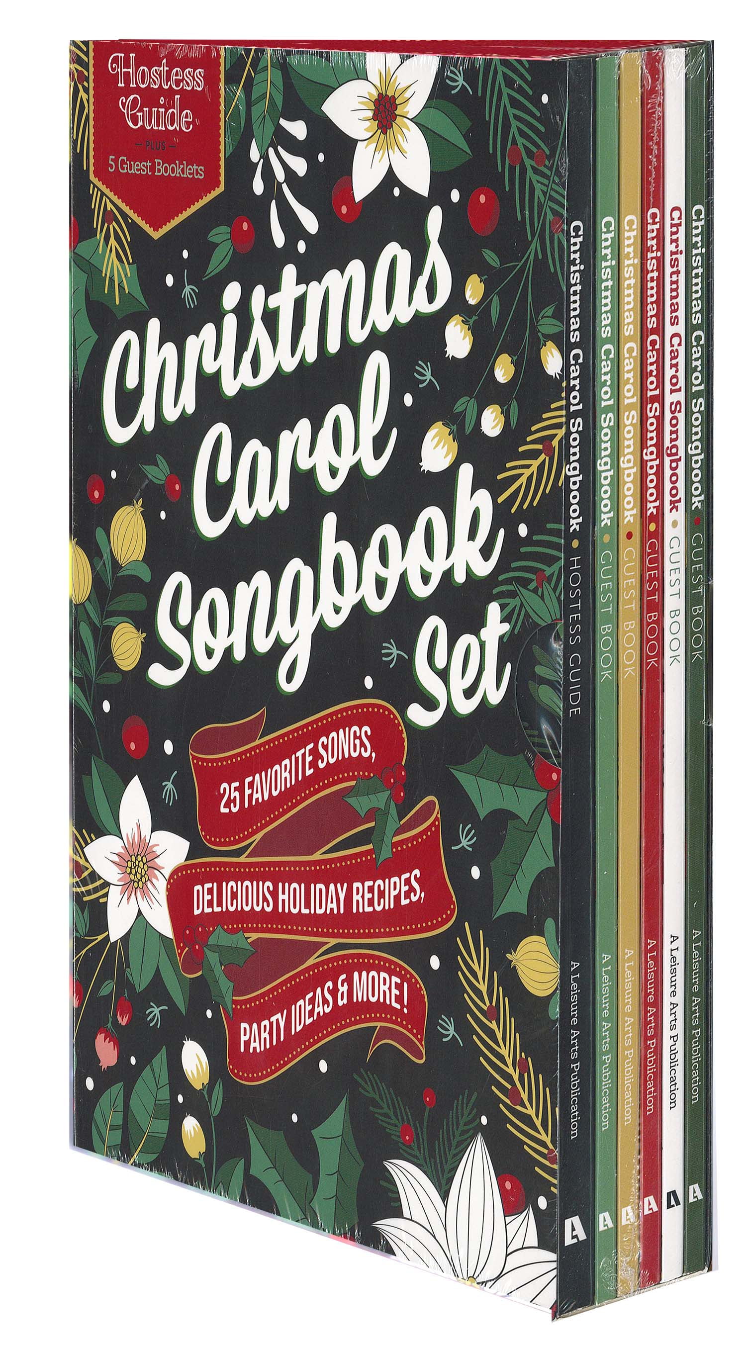 Leisure Arts Christmas Carol 6 Piece Song Book Set Recipe and Party Book -  Walmart.com
