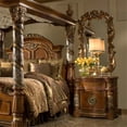 thumbnail image 2 of Michael Amini Villa Valencia Wood Bedside Chest with Mirror - Classic Chest, 2 of 11