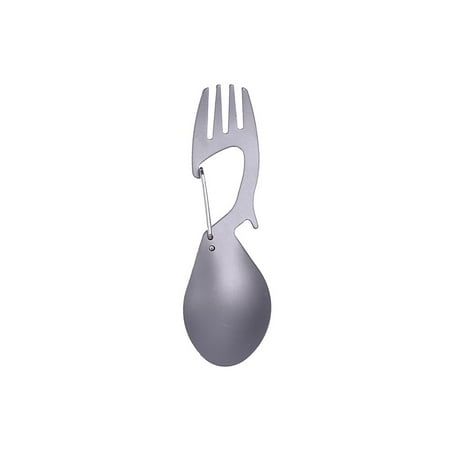 

Camping 3 in 1 Multifunction Spork Outdoor Tableware Utensil Spoon Bottle Opener