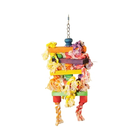 Hanging Wooden Rectangles with Rope-Material:Wood/Rope