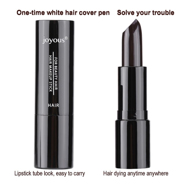 Retoque de Cabello, Retoque de Raíz, Pincel Corrector de Color de Cabello temporal, Tiza de Cabello Profesional, Tinte de Cabello para colorear Cubierta de Cabello de de