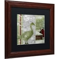 thumbnail image 2 of Trademark Fine Art "Country Xmas Duck" Canvas Art by Color Bakery Black Matte, Wood Frame, 2 of 4