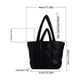 thumbnail image 2 of Large Capacity Puffy Handbag Casual Quilted Tote Bag Shoulder Bag Women, 2 of 5