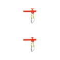 thumbnail image 1 of Greeniant Paquete de 10 broches giratorios de pescado clip de liberación fuerte ABS divisor de gancho giratorio accesorios de aparejos grandes Type1 NO1, 1 of 6