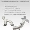 thumbnail image 2 of Upgraded Metal Coolant Crossover Pipe Kit for Enhanced Durability for Jaguar & Land Rover 3.0L V6 & 5.0L V8 Engines, 2 of 5